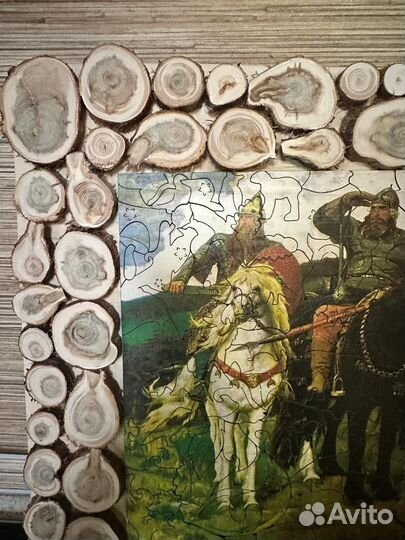 Картина панно из дерева