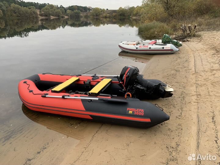 Пвх лодка Ривьера 360 с мотором HDX 9.9 (15)