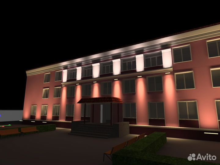 Дизайн-проект освещения квартиры или фасада здания