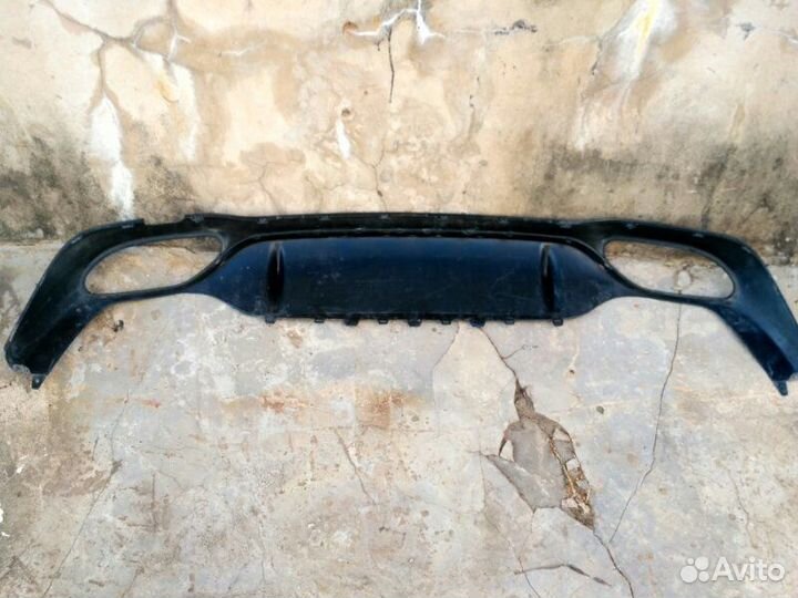 Спойлер (юбка) бампера задний Mercedes-Benz