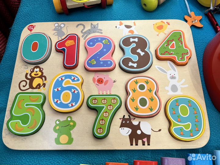 Развивающие игрушки деревянные