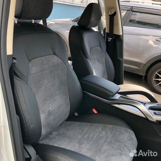 Автомобильные чехлы на Geely Atlas I (2016+)