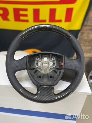 Руль на ладу приору 2 в карбоне