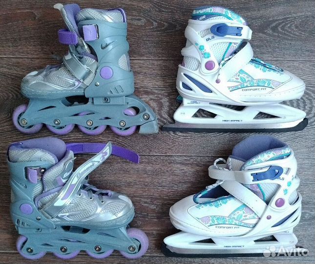 Коньки раздвижные