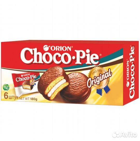 Пирожное Choco Pie Original 168г Orion