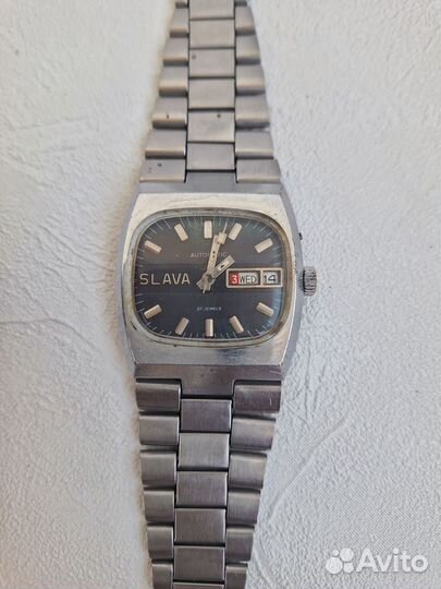 Часы наручные мужские Слава танк 2427 автоподзавод