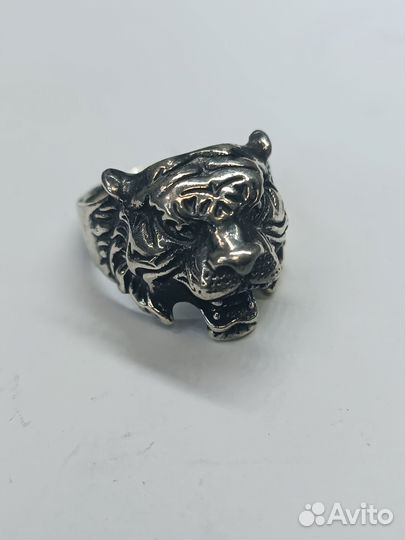 Кольцо Тигр-2 (серебро)