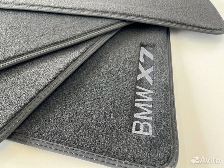 Коврики BMW X7 G07 ворсовые велюровые