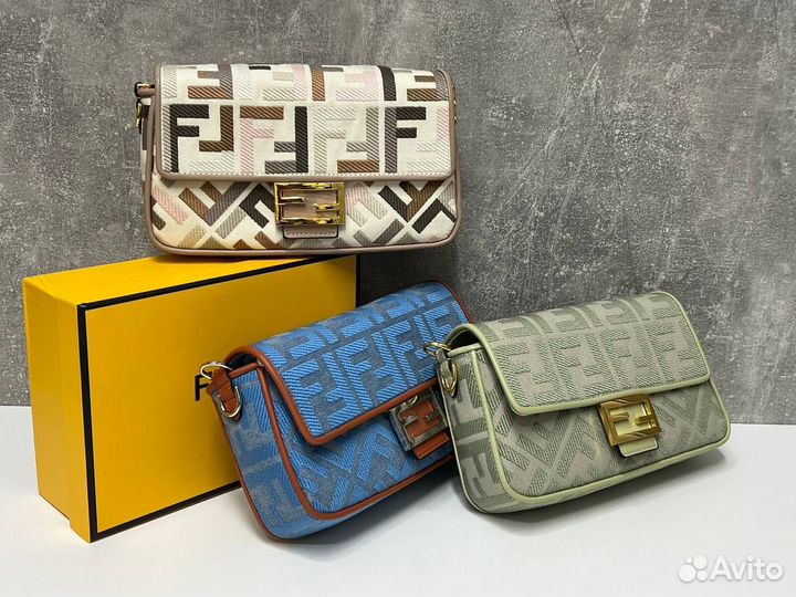 Сумка Fendi baguette несколько цветов