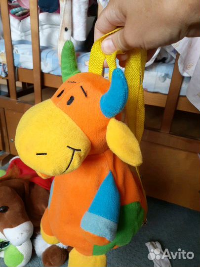 Мягкие игрушки-рюкзачки,сумочки