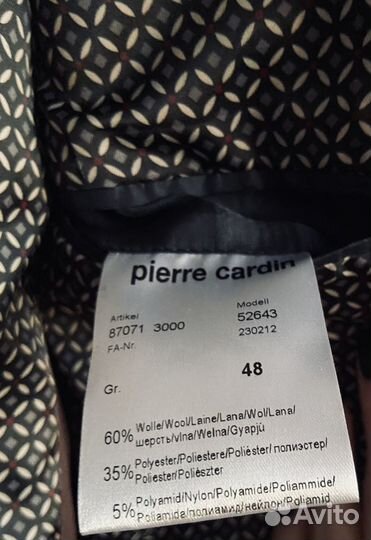 Pierre cardin пиджак
