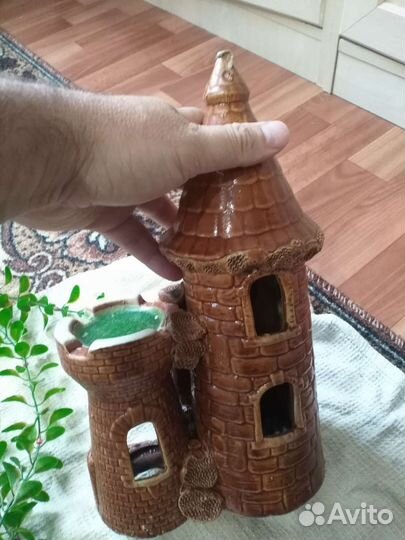 Замок в аквариум 50см