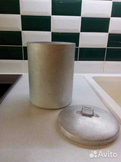 Бидон алюминиевый новый
