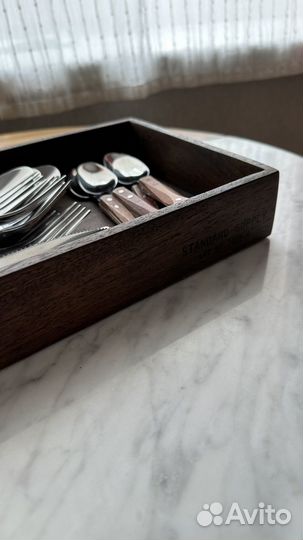 Набор столовых приборов IKEA + поднос hm home