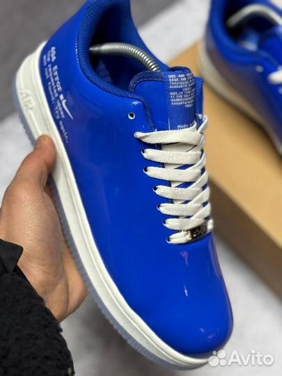 Кроссовки Swoosh x Nike Air Force 1 зимние (Арт.34449)