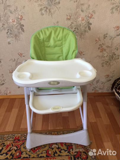 Стульчик для кормления happy baby classic