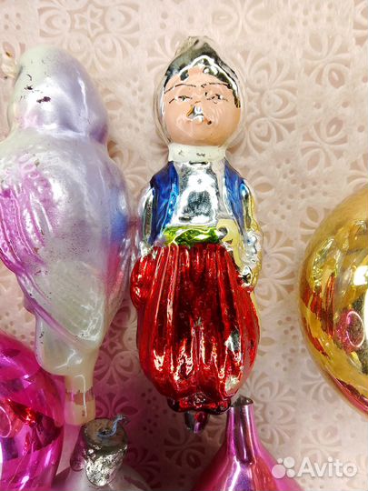 Елочные игрушки СССР на прищепке