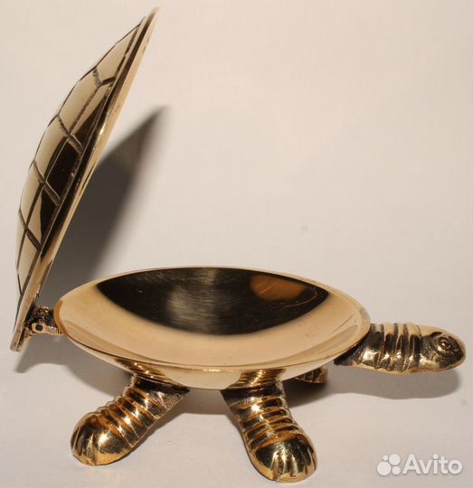 Латунь. Пепельница, Статуэтка, Шкатулка Черепаха