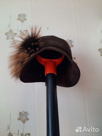 Натуральная замшевая шляпа