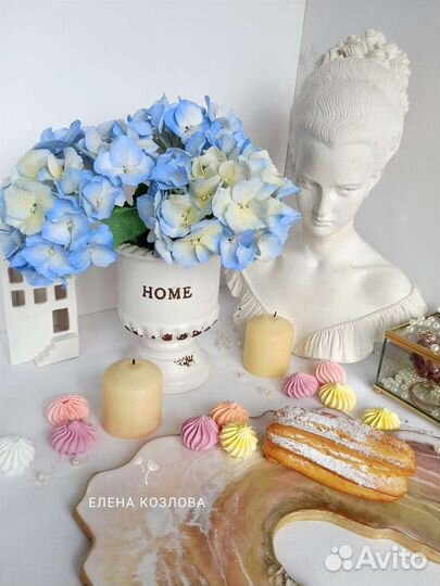 Букет цветы гортензия искусственная