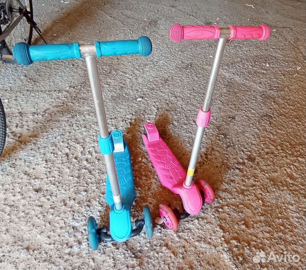 Самокат детский трехколесный бу