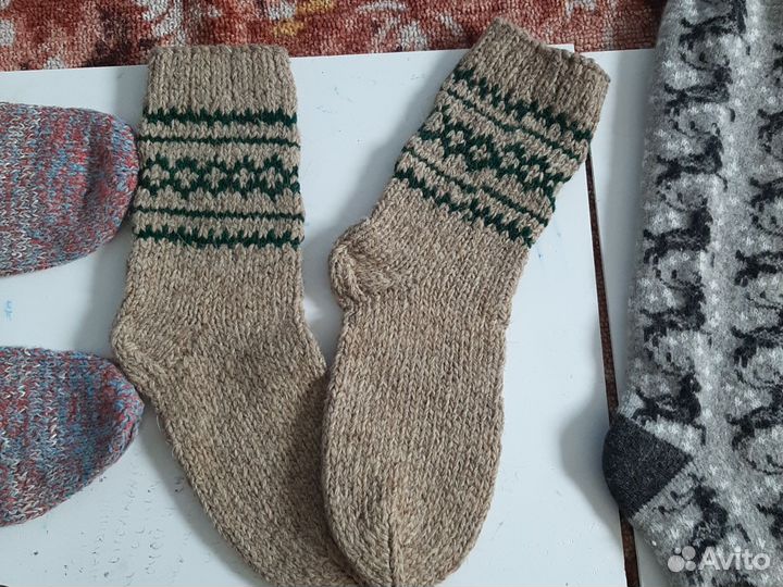 Шерстяные носки