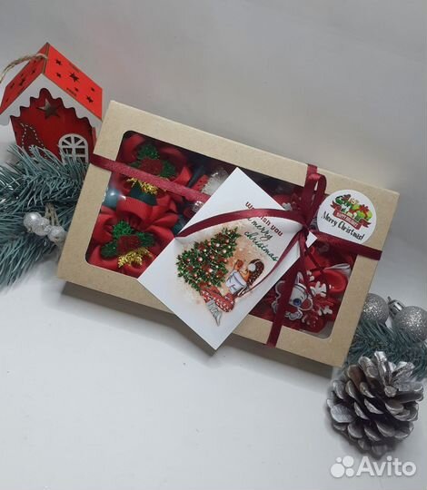 Новогодний набор бантиков