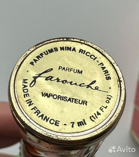 Nina Ricci Farouche духи винтаж б/у