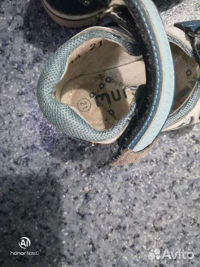 Сандали детские на высокий подъём