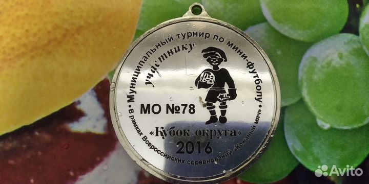Медаль по чемпионату мини-футбола