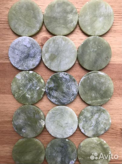 Нефритовый камень 5 шт