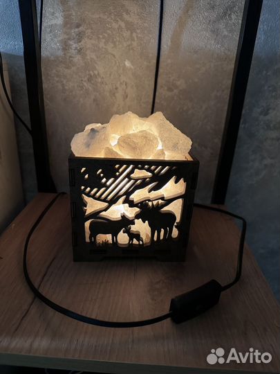 Соляной светильник