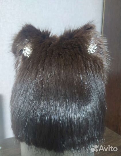 Шапка Киса женская норка