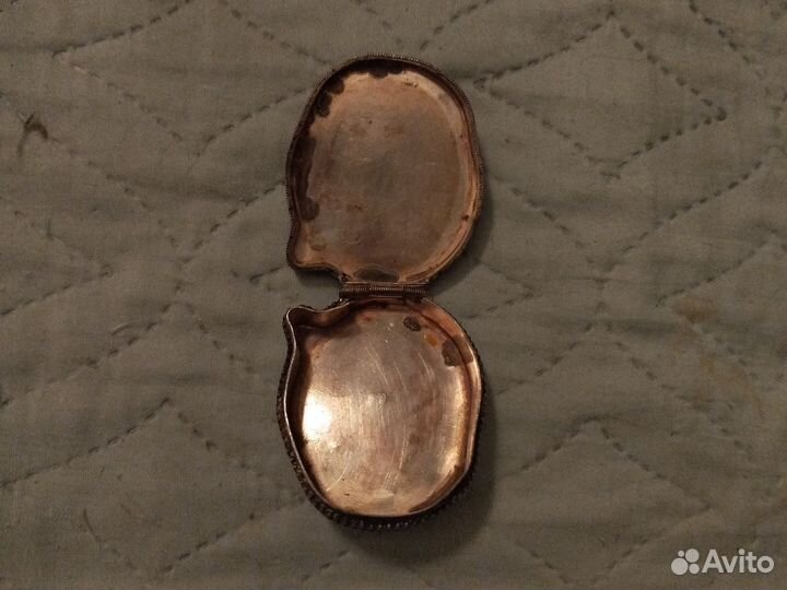 Шкатулка серебро 950, эмаль