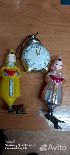 Елочные игрушки СССР