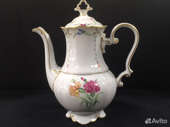 Фарфоровый кофейник Германия