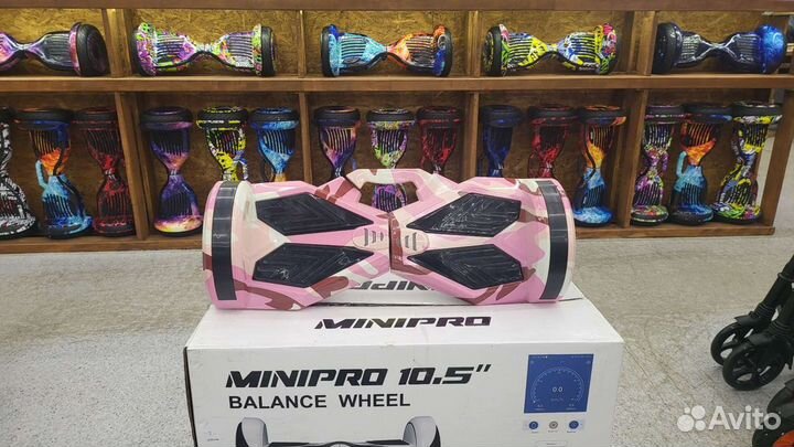 Новый гироскутер камуфляж розовый GT 8 д Premium