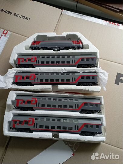 Поезд ржд 1/87 piko