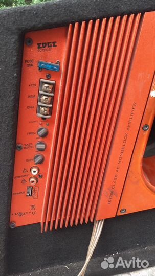Cабвуфер со встроенным усилителем Edge edb12a 900w