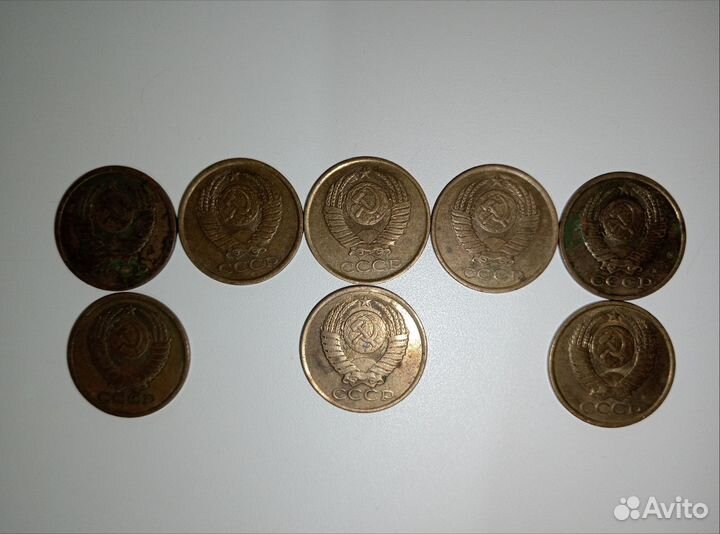 Монеты СССР 5 копеек
