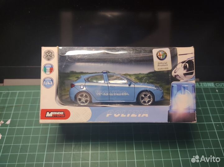 Alfa romeo Giulietta Polizia 1/43 Mondo Motors