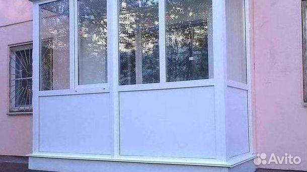 Остекление окон и балконов пвх