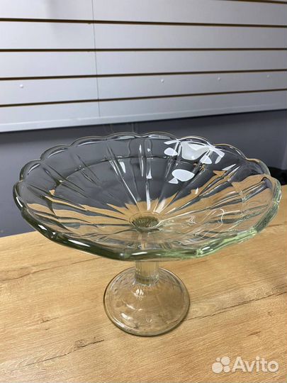 Ваза для фруктов из хрусталя