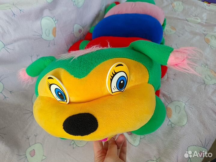 Мягкая игрушка гусеница