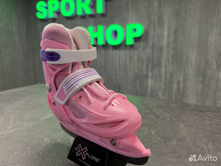 Коньки детские раздвижные новые