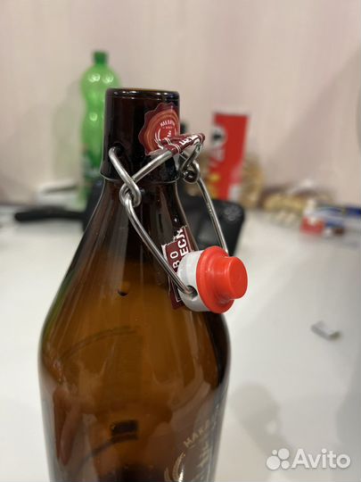 Бутылка с бугельной пробкой 1л