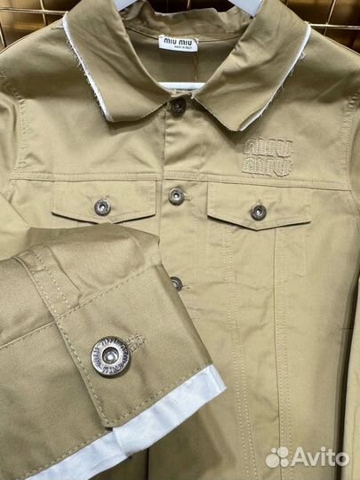 Джинсовая Куртка Miu Miu