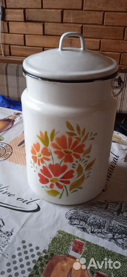 Бидон эмалированный