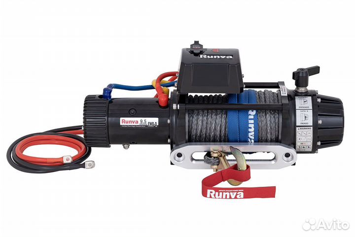 Лебёдка Runva 9500 высокоскоростная, влагозащитная