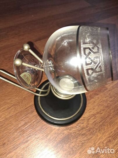 Бокал для коньяка с подогревом 